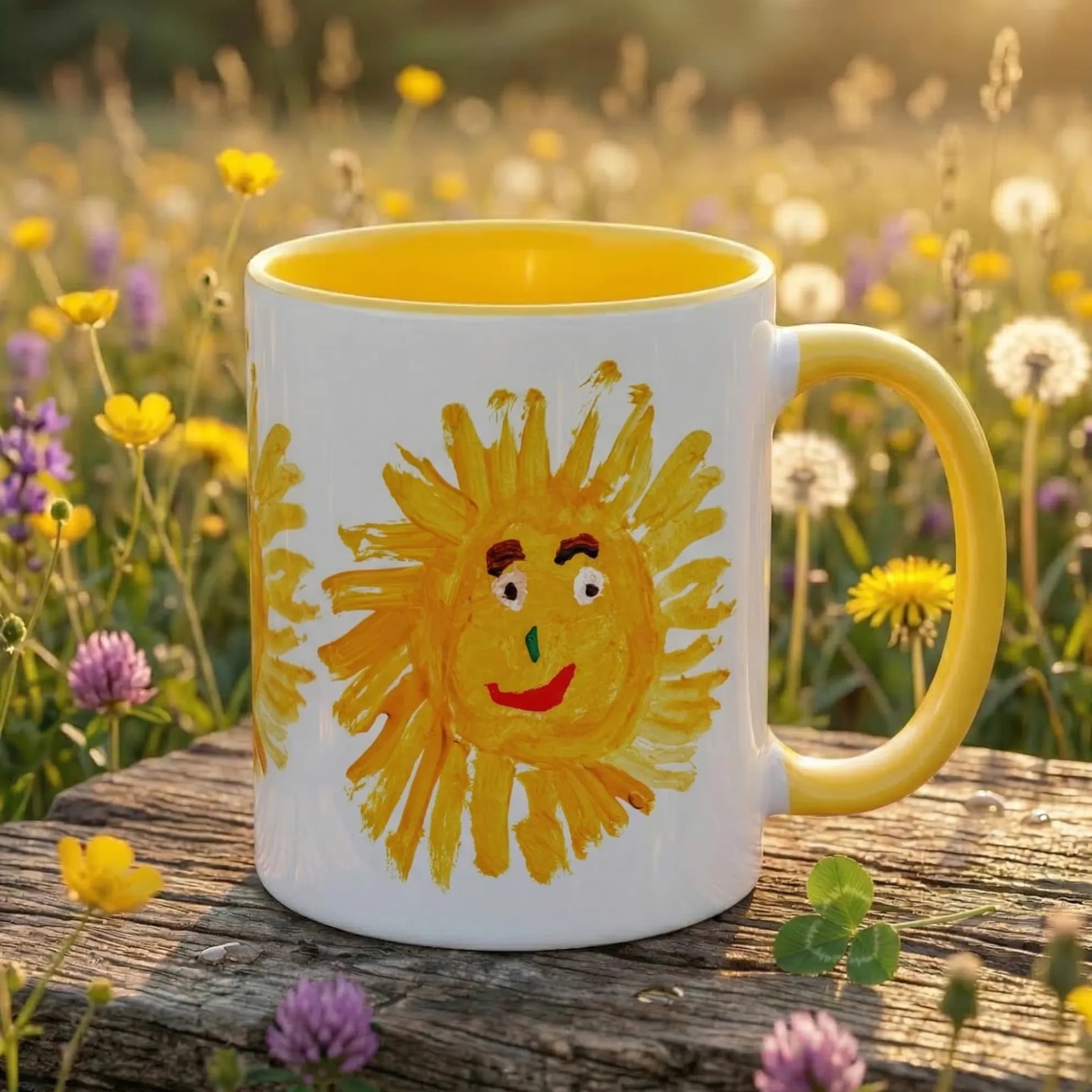 Golden Sun Mug view 1