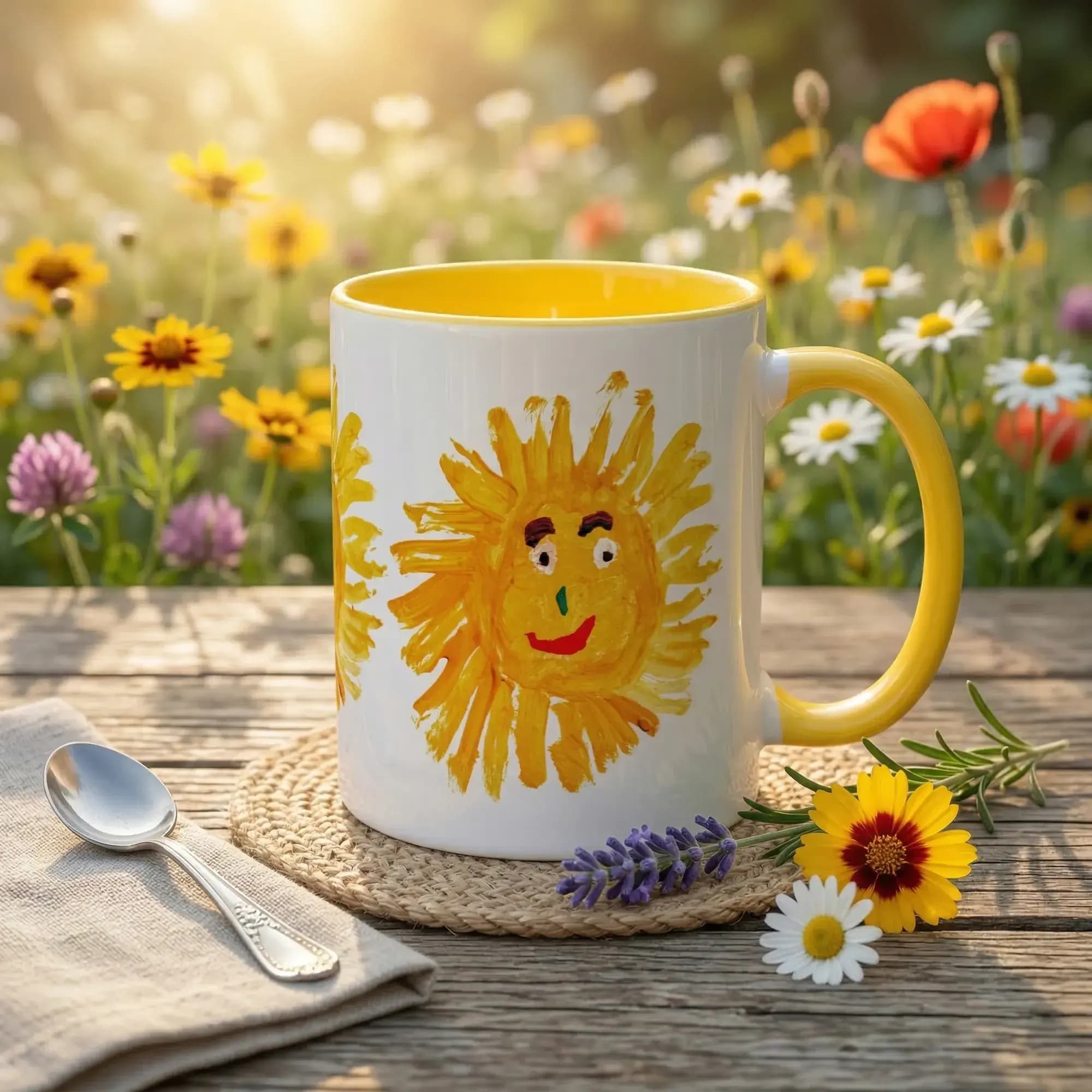 Golden Sun Mug view 3