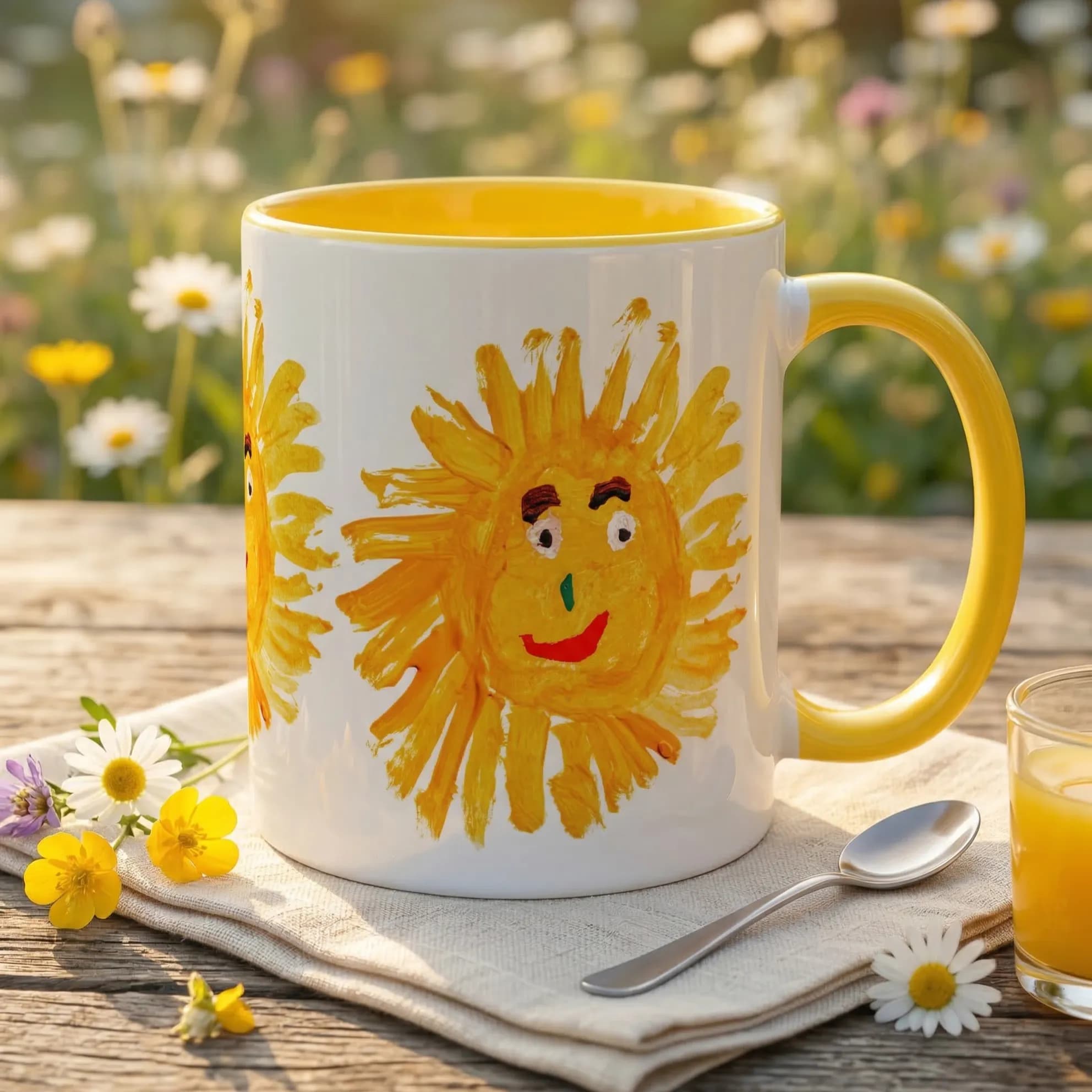 Golden Sun Mug view 4